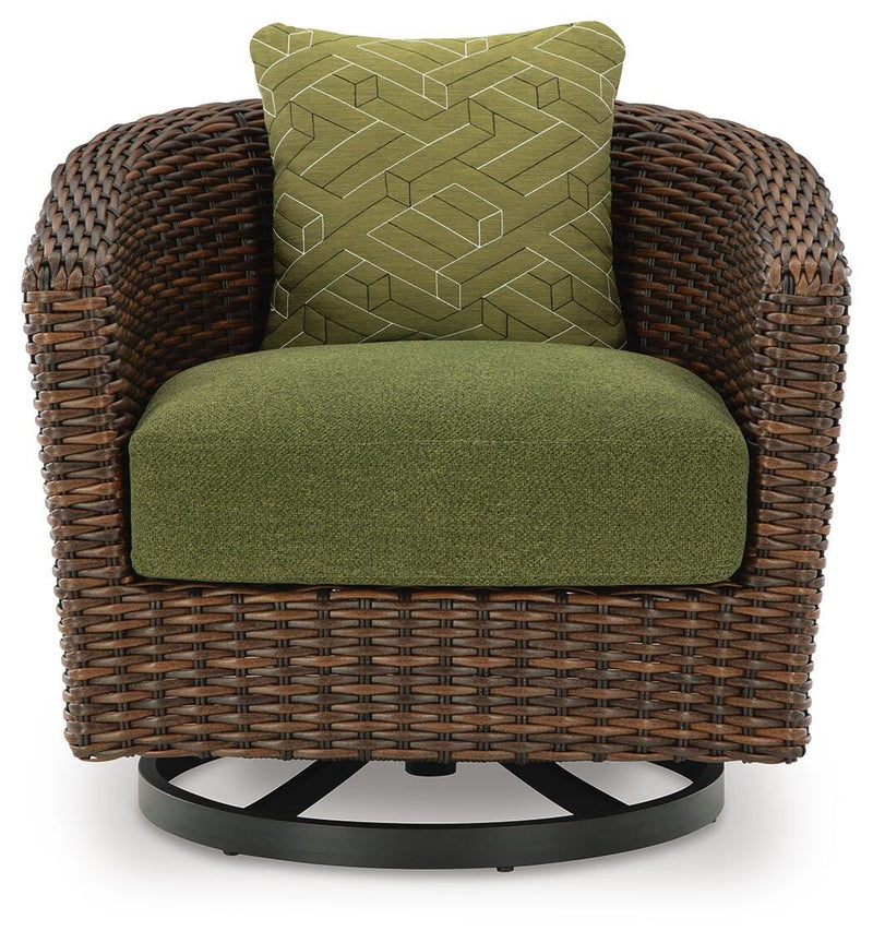 Horizon Hall Outdoor Sofa, 2 Lounge Chairs and 2 Ottomans