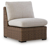 Dolan Creek Outdoor Armless Chair with Cushion