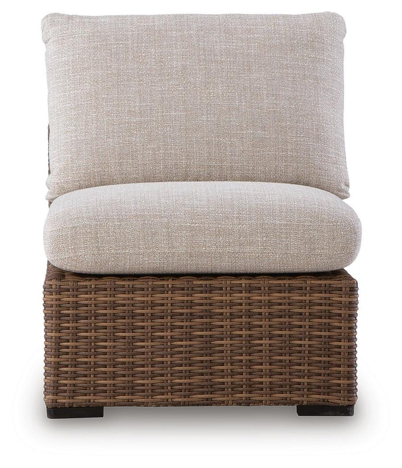 Dolan Creek Outdoor Armless Chair with Cushion