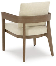 Serene Bay Outdoor Dining Arm Chair with Cushion (Set of 2)