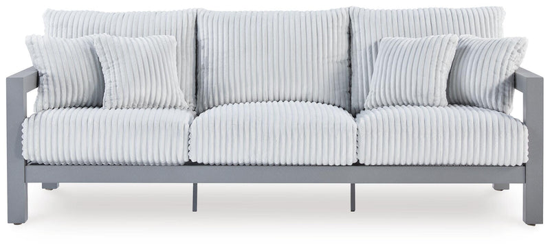 Hurley Park Outdoor Sofa, 2 Lounge Chairs and Coffee Table
