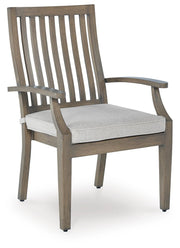 Rainier Ranch Outdoor Arm Chair with Cushion (Set of 2)