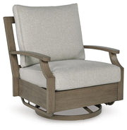 Rainier Ranch Outdoor Swivel Glider Chair with Cushion