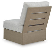 Kimpton Isle Outdoor Armless Chair with Cushion