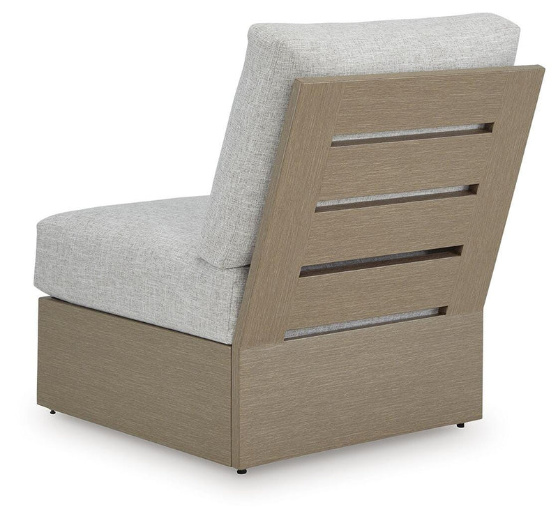 Kimpton Isle Outdoor Armless Chair with Cushion
