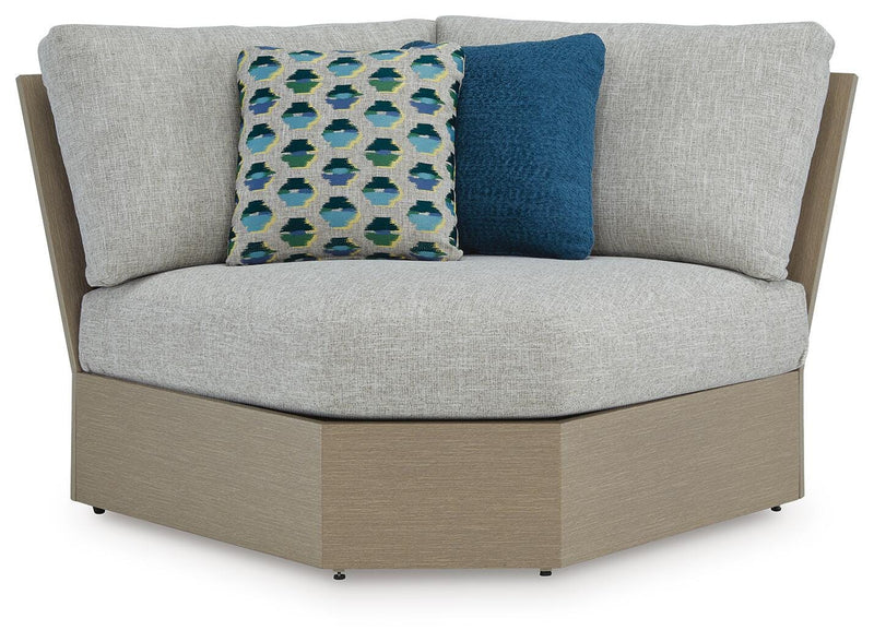 Kimpton Isle Outdoor Corner Chair with Cushion