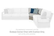 Kimpton Isle Outdoor Corner Chair with Cushion