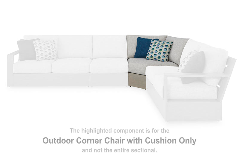Kimpton Isle Outdoor Corner Chair with Cushion