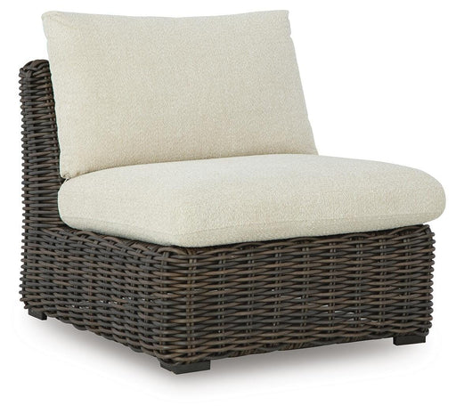 Kimora Outdoor Armless Chair with Cushion