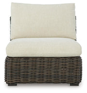 Kimora Outdoor Armless Chair with Cushion