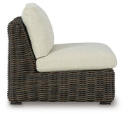 Kimora Outdoor Armless Chair with Cushion