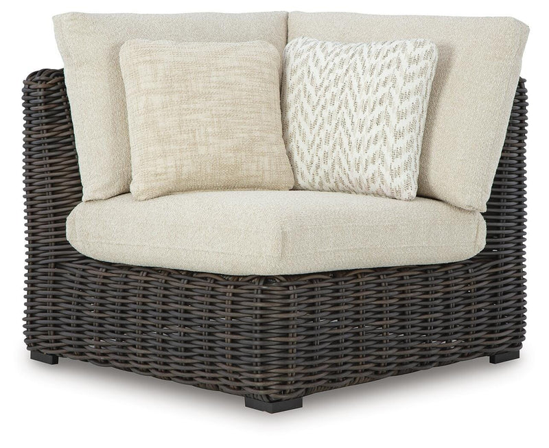 Kimora Outdoor Corner Chair with Cushion