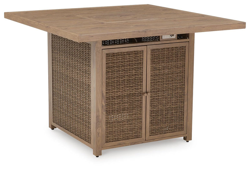 Walton Bridge Outdoor Bar Table and 4 Barstools