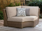 Laguna Heights Outdoor Curved Corner Chair with Cushion