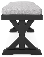 Beachcroft Outdoor Dining Table, 4 Chairs and Bench