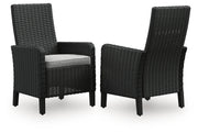 Beachcroft Outdoor Arm Chair with Cushion (Set of 2)