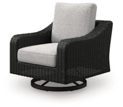 Beachcroft Outdoor Swivel Lounge with Cushion