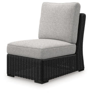 Beachcroft Outdoor Armless Chair with Cushion