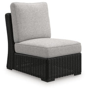 Beachcroft Outdoor Armless Chair with Cushion
