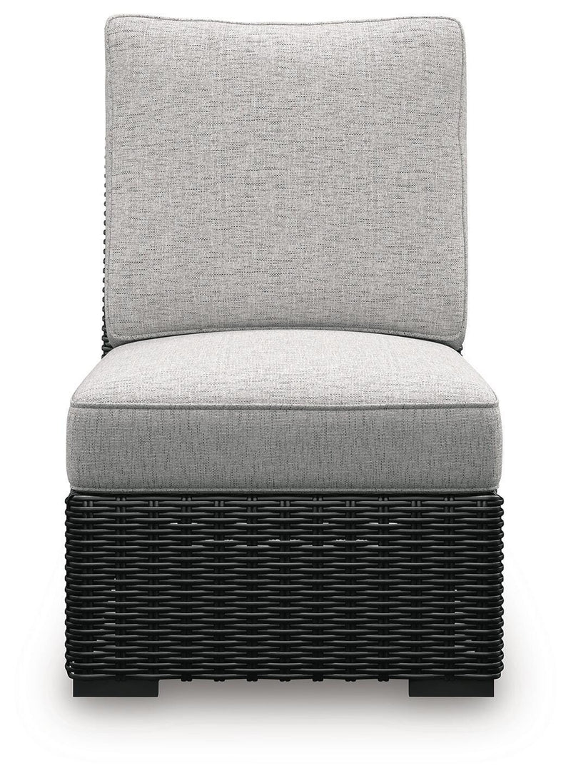 Beachcroft Outdoor Armless Chair with Cushion