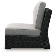 Beachcroft Outdoor Armless Chair with Cushion