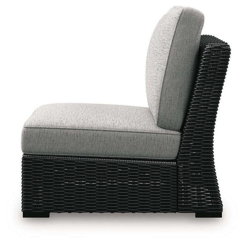 Beachcroft Outdoor Armless Chair with Cushion