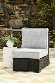 Beachcroft Outdoor Armless Chair with Cushion