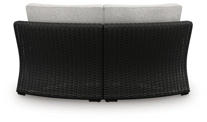 Beachcroft Outdoor Curved Corner Chair with Cushion