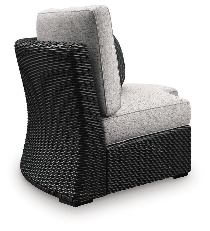 Beachcroft Outdoor Curved Corner Chair with Cushion