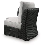 Beachcroft Outdoor Curved Corner Chair with Cushion