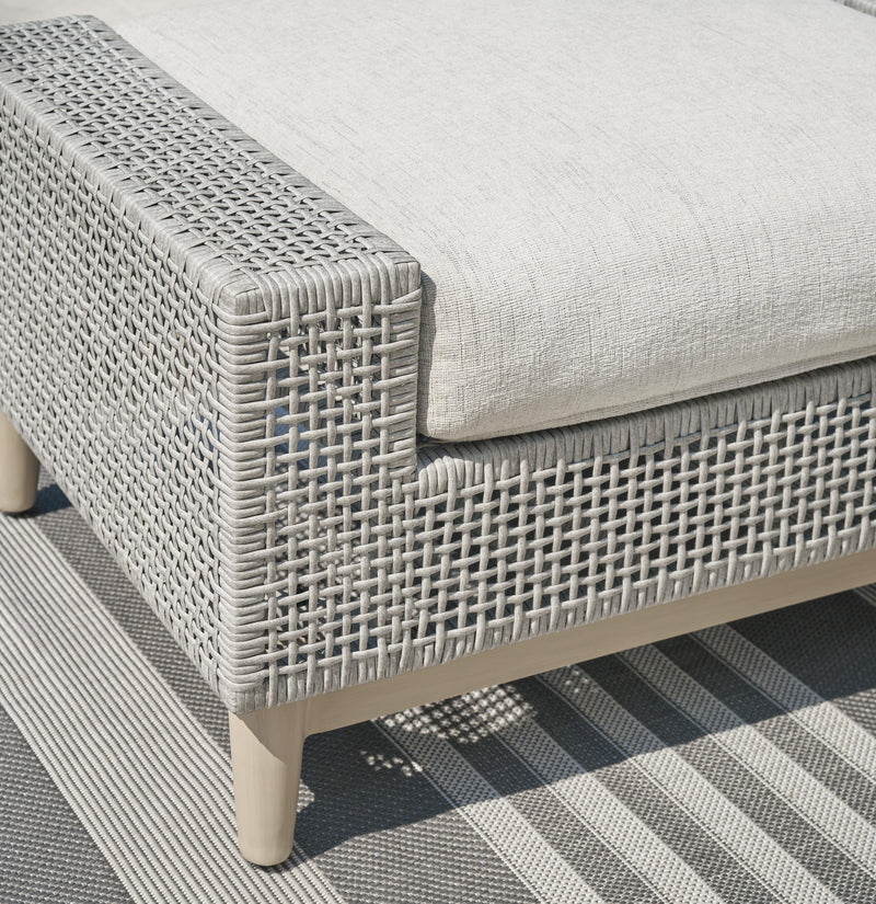 Seton Creek Outdoor Ottoman with Cushion