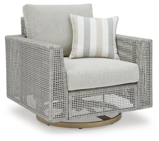 Seton Creek Outdoor Swivel Lounge with Cushion