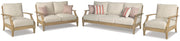 Clare View Outdoor Sofa, Loveseat and 2 Lounge Chairs