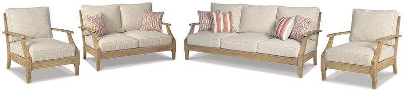 Clare View Outdoor Sofa, Loveseat and 2 Lounge Chairs
