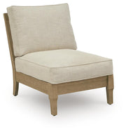 Clare View Armless Chair with Cushion