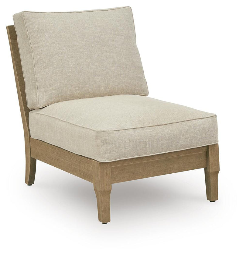 Clare View Armless Chair with Cushion