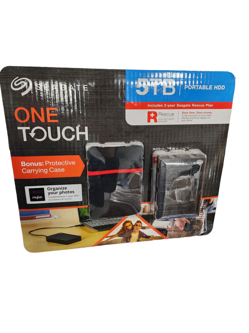 SEAGATE ONE TOUCH 5TB PORTABLE HDD