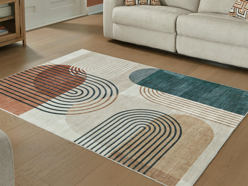 Farrendale Washable 5' x 7' Area Rug