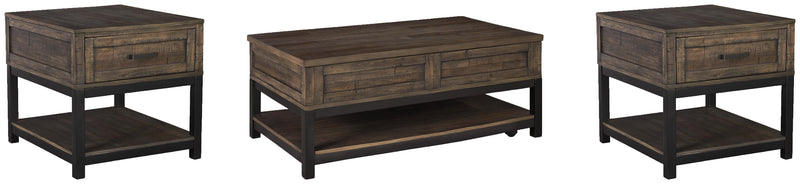 Johurst Lift-top Coffee Table and 2 End Tables