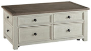 Bolanburg Coffee Table and 2 Chairside End Tables