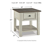 Bolanburg Coffee Table and 2 End Tables