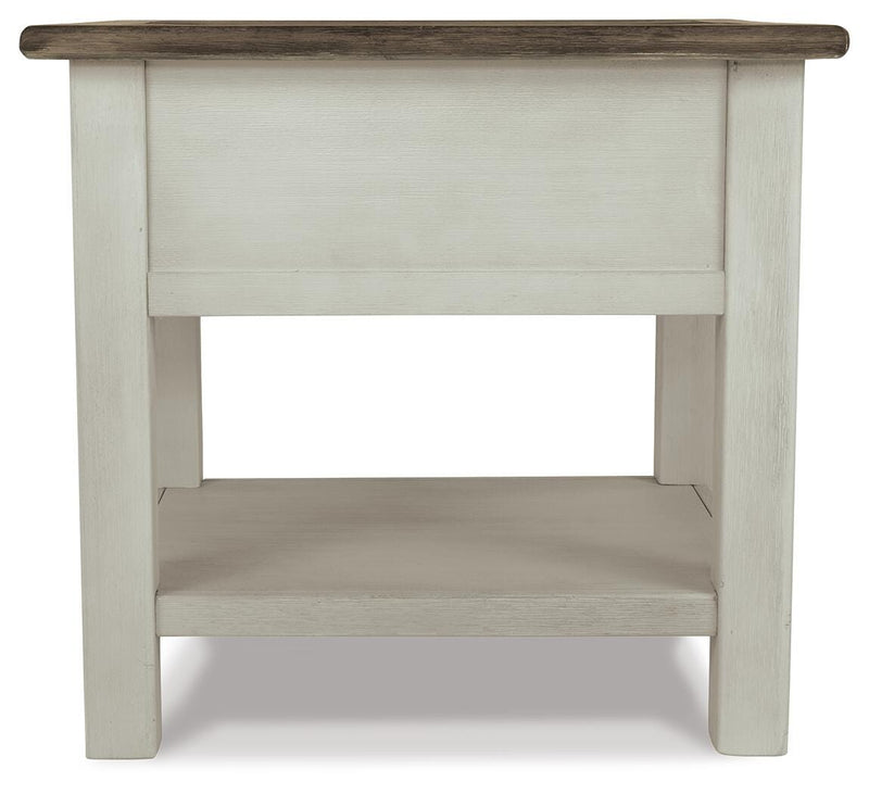 Bolanburg Coffee Table with End Table and Chairside End Table