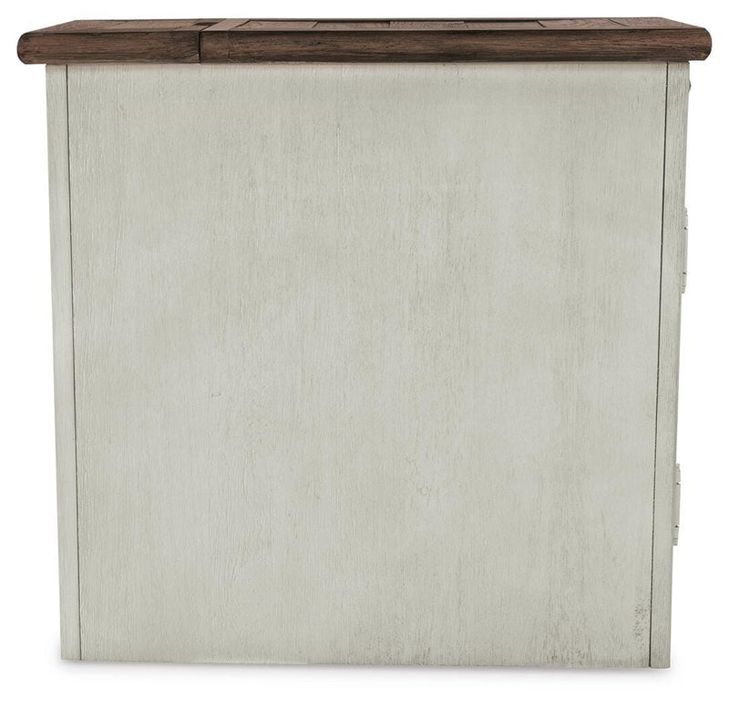 Bolanburg Coffee Table and 2 Chairside End Tables with Console