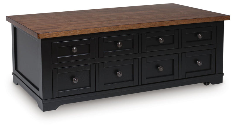 Wildenauer Lift-top Coffee Table and 2 Chairside End Tables