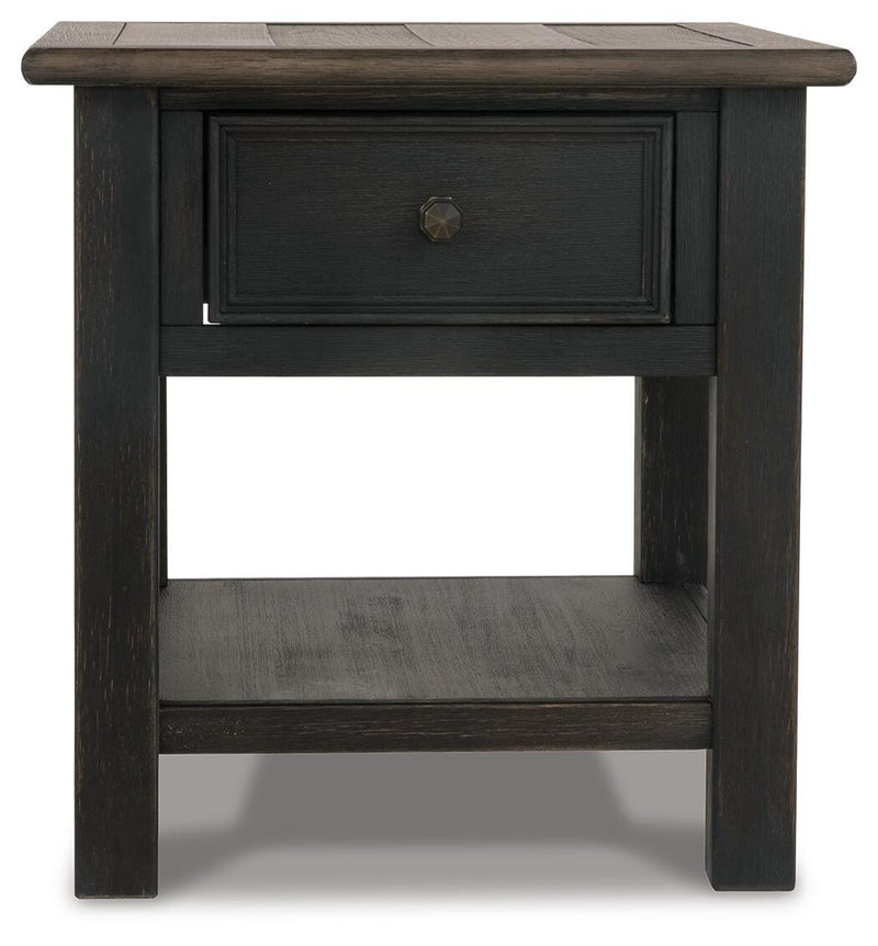 Tyler Creek Coffee Table and 2 End Tables with Console