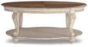 Realyn Coffee Table, 2 Ends and Console
