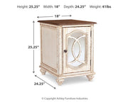 Realyn Coffee Table and 2 End Tables