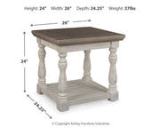 Havalance Coffee Table and 2 End Tables