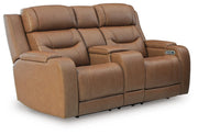 Knightington Power Reclining Loveseat with Audio Seating