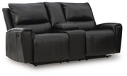 Glossmore Reclining Loveseat with Console